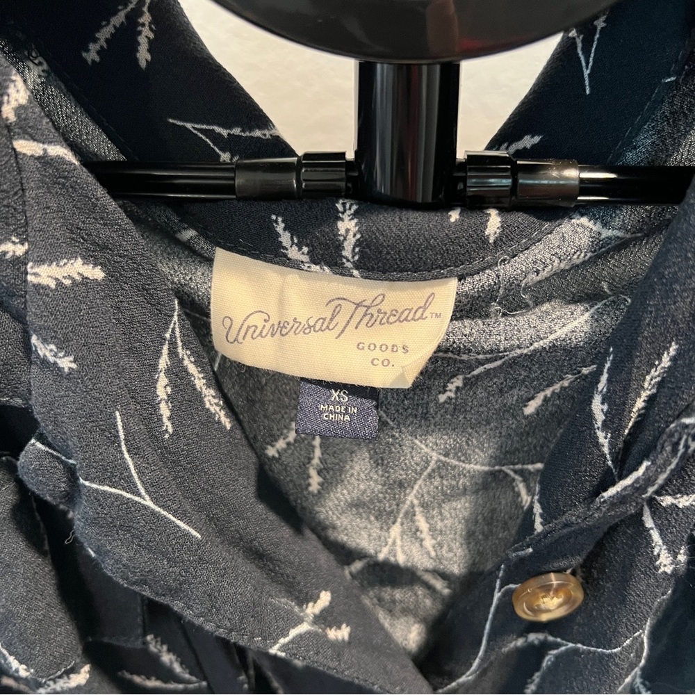 Universal Thread Navy Patterned Jumpsuit - image 5